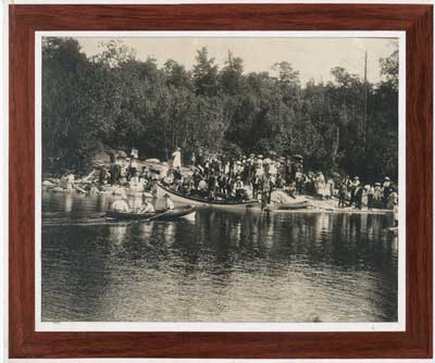 Town Picnic by the Water, Thessalon Area, circa 1920