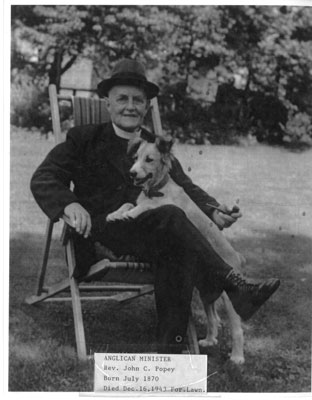 Rev. John C. Popey, Thessalon, circa 1940