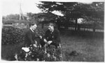 Couple in Garden, Thessalon, circa 1930
