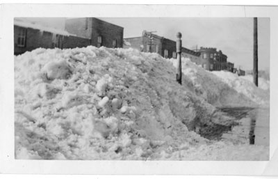 Main Street, Thessalon, Winter 1922