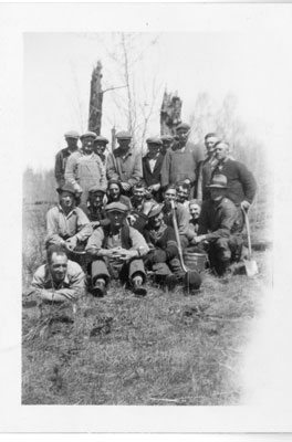 Group of Workers, Thessalon, circa 1940