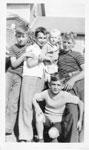 Group of Four Boys and Young Girl, Thessalon, circa 1940