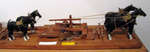 Hand Crafted Replica of Horse Drawn V Plough (Created by Joe Briere)