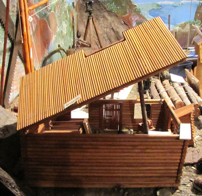 Hand Made Replica of Logging Camp Camboose (Created by Joe Briere)