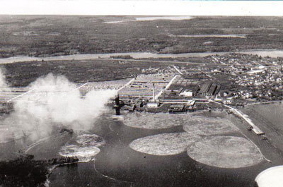 Blind River Mill, Aerial, Circa 1930