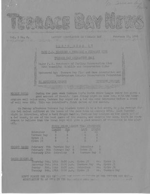 Terrace Bay News, 12 Feb 1948