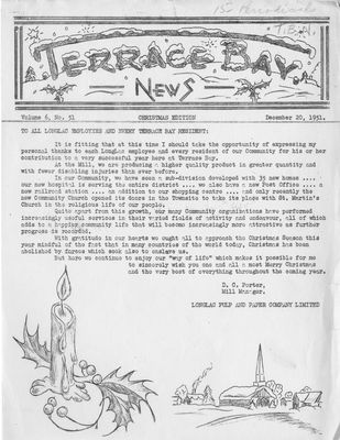 Terrace Bay News, 20 Dec 1951