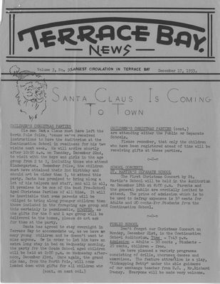 Terrace Bay News, 17 Dec 1953