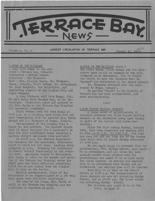 Terrace Bay News, 14 Jan 1954