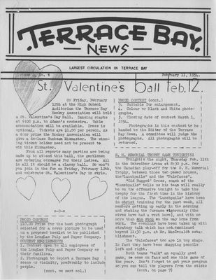 Terrace Bay News, 11 Feb 1954