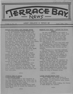 Terrace Bay News, 15 Apr 1954