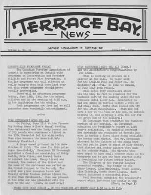 Terrace Bay News, 17 Jun 1954