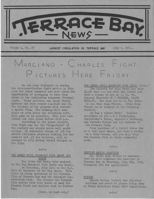 Terrace Bay News, 8 Jul 1954