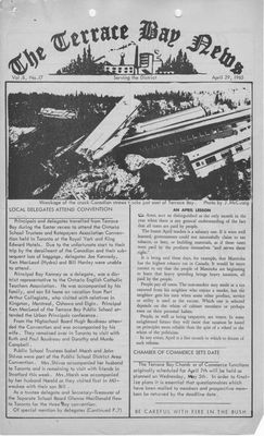 Terrace Bay News, 29 Apr 1965