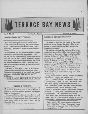 Terrace Bay News, 15 Dec 1966