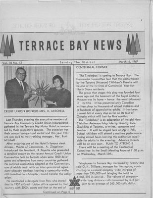 Terrace Bay News, 16 Mar 1967