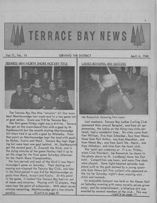 Terrace Bay News, 4 Apr 1968