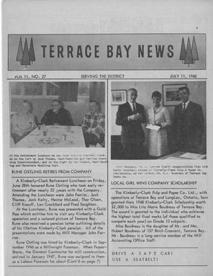 Terrace Bay News, 11 Jul 1968