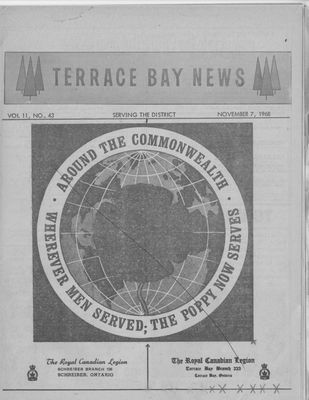 Terrace Bay News, 7 Nov 1968