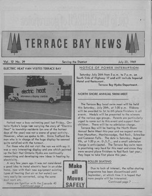 Terrace Bay News, 23 Jul 1969