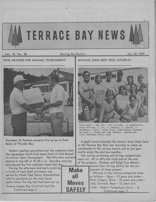 Terrace Bay News, 30 Jul 1969