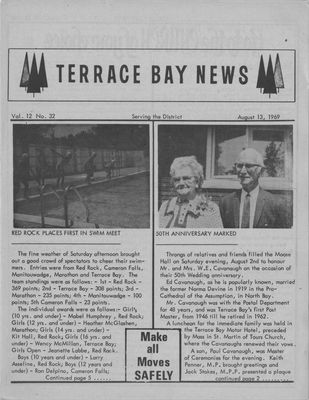 Terrace Bay News, 13 Aug 1969