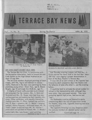Terrace Bay News, 30 Apr 1970