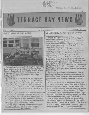 Terrace Bay News, 4 Jun 1970