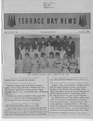 Terrace Bay News, 25 Jun 1970