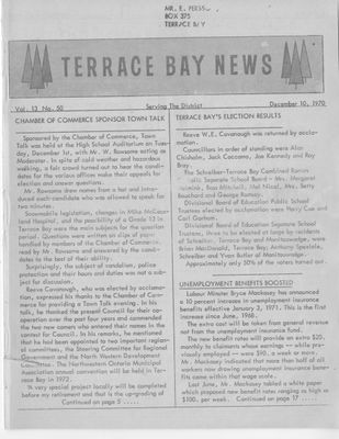 Terrace Bay News, 10 Dec 1970