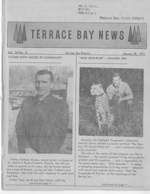 Terrace Bay News, 28 Jan 1971