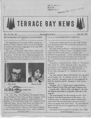 Terrace Bay News, 30 Jun 1971