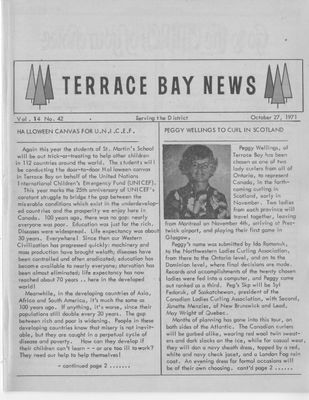 Terrace Bay News, 27 Oct 1971