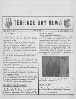 Terrace Bay News, 6 Apr 1972