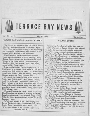 Terrace Bay News, 17 May 1972