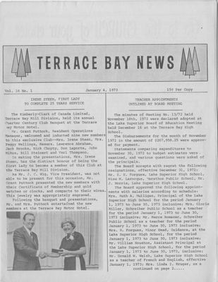 Terrace Bay News, 4 Jan 1973