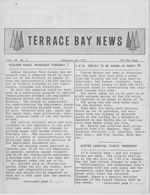 Terrace Bay News, 14 Feb 1973