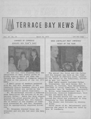 Terrace Bay News, 14 Mar 1973