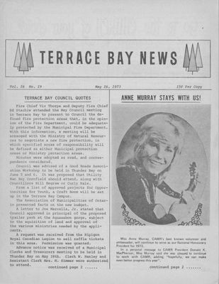 Terrace Bay News, 16 May 1973