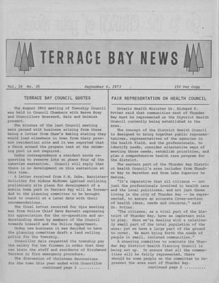 Terrace Bay News, 6 Sep 1973