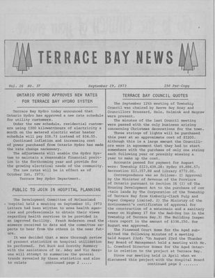 Terrace Bay News, 19 Sep 1973