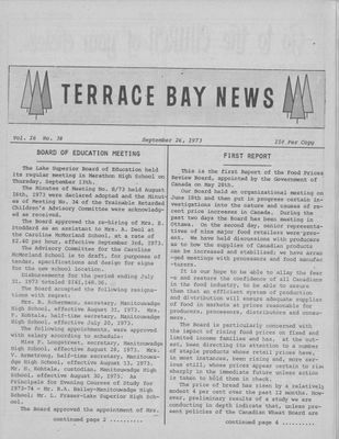 Terrace Bay News, 26 Sep 1973