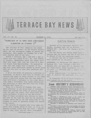 Terrace Bay News, 4 Dec 1974