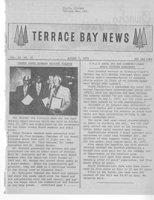 Terrace Bay News, 7 Aug 1975