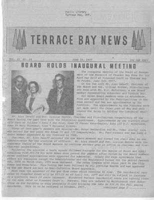 Terrace Bay News, 15 Jun 1977