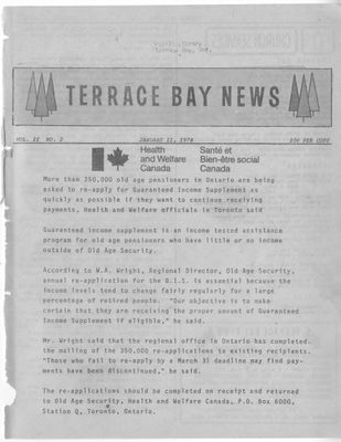 Terrace Bay News, 11 Jan 1978