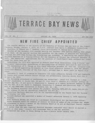 Terrace Bay News, 18 Jan 1978