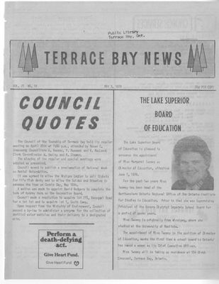 Terrace Bay News, 3 May 1978