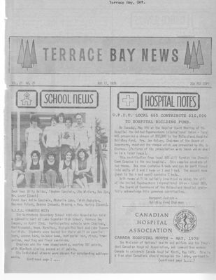 Terrace Bay News, 17 May 1978