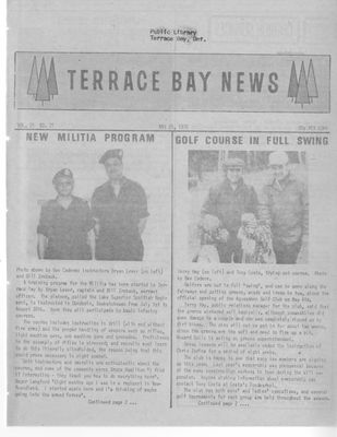 Terrace Bay News, 25 May 1978